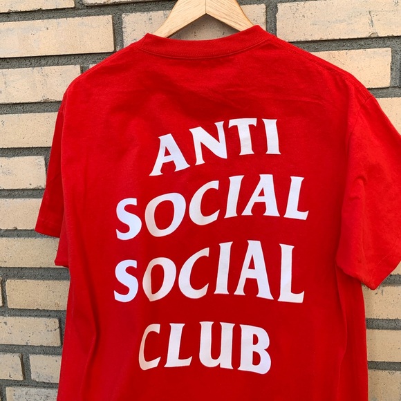 RED ASSC TOKYO LOGO T-SHIRT - Picture 5 of 7